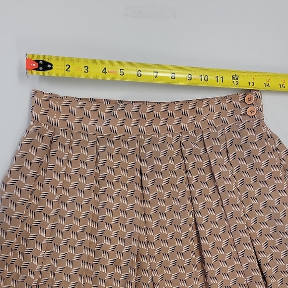 Dior Beige Patterned A-Line Skirt - Picture 13 of 16